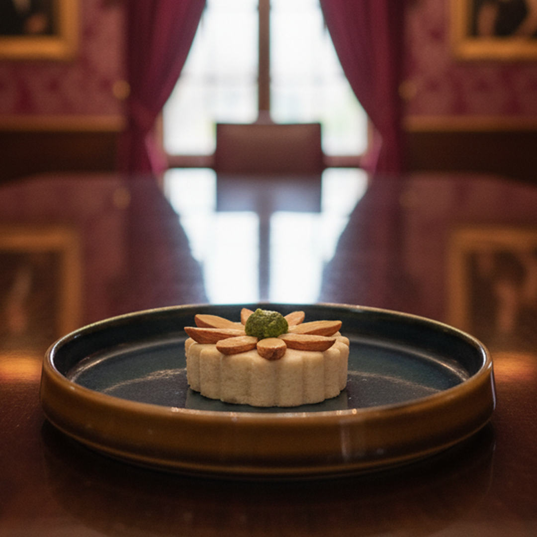 Baked Badam Kamalika