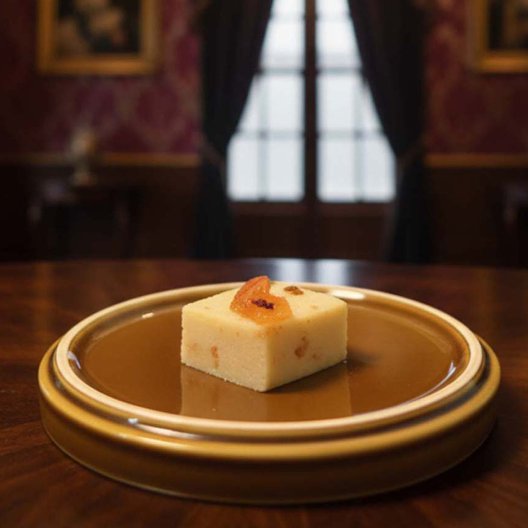 Orange Badam Crush Barfi