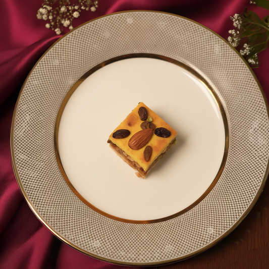 Shahi Kesar Badam Tabaq