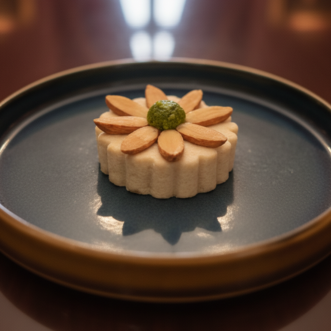 Baked Badam Kamalika